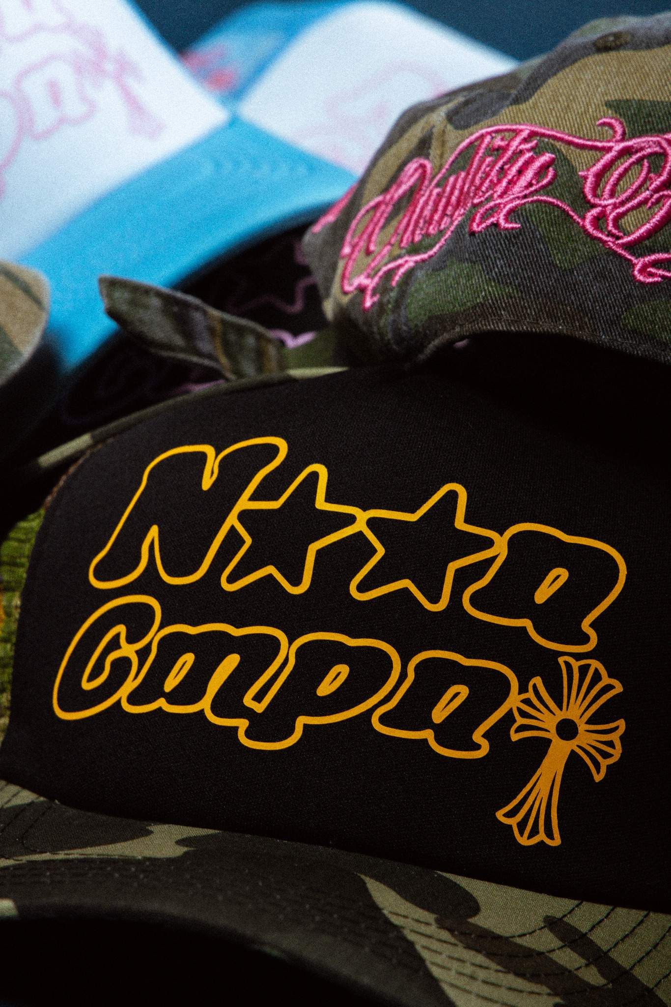 NOON HAT CAMO YELLOW