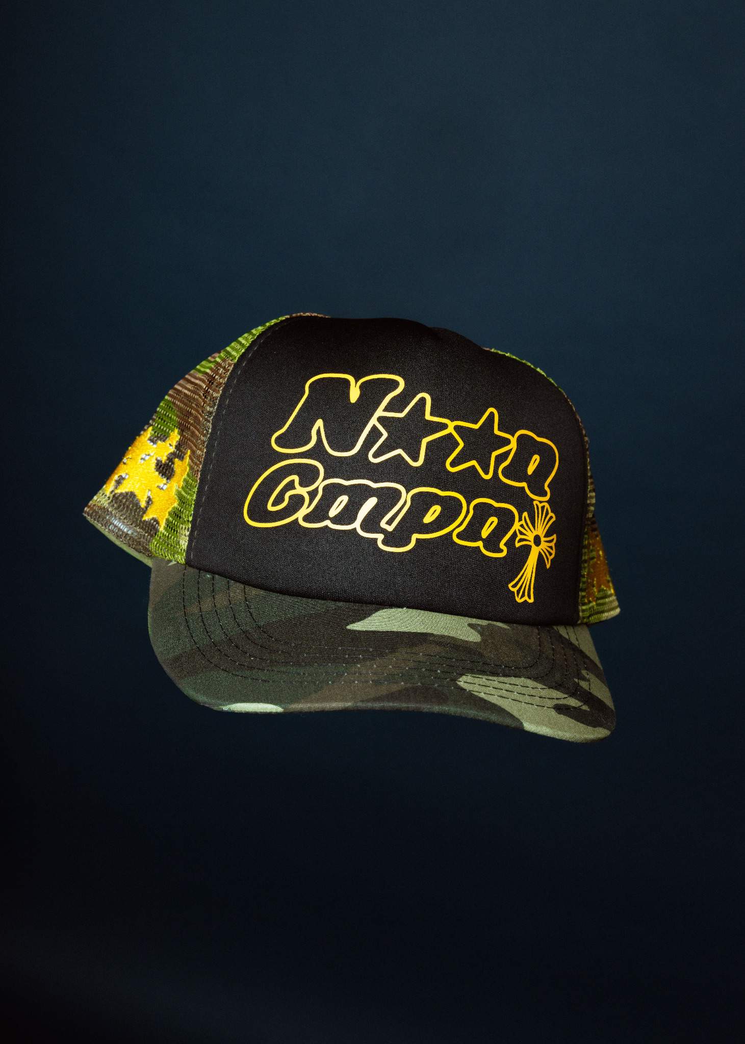 NOON HAT CAMO YELLOW